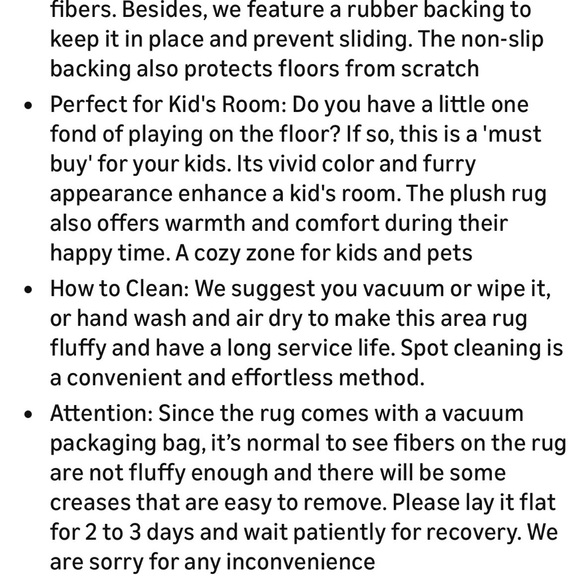 Pink Fluffy Round Rug - Picture 6 of 6